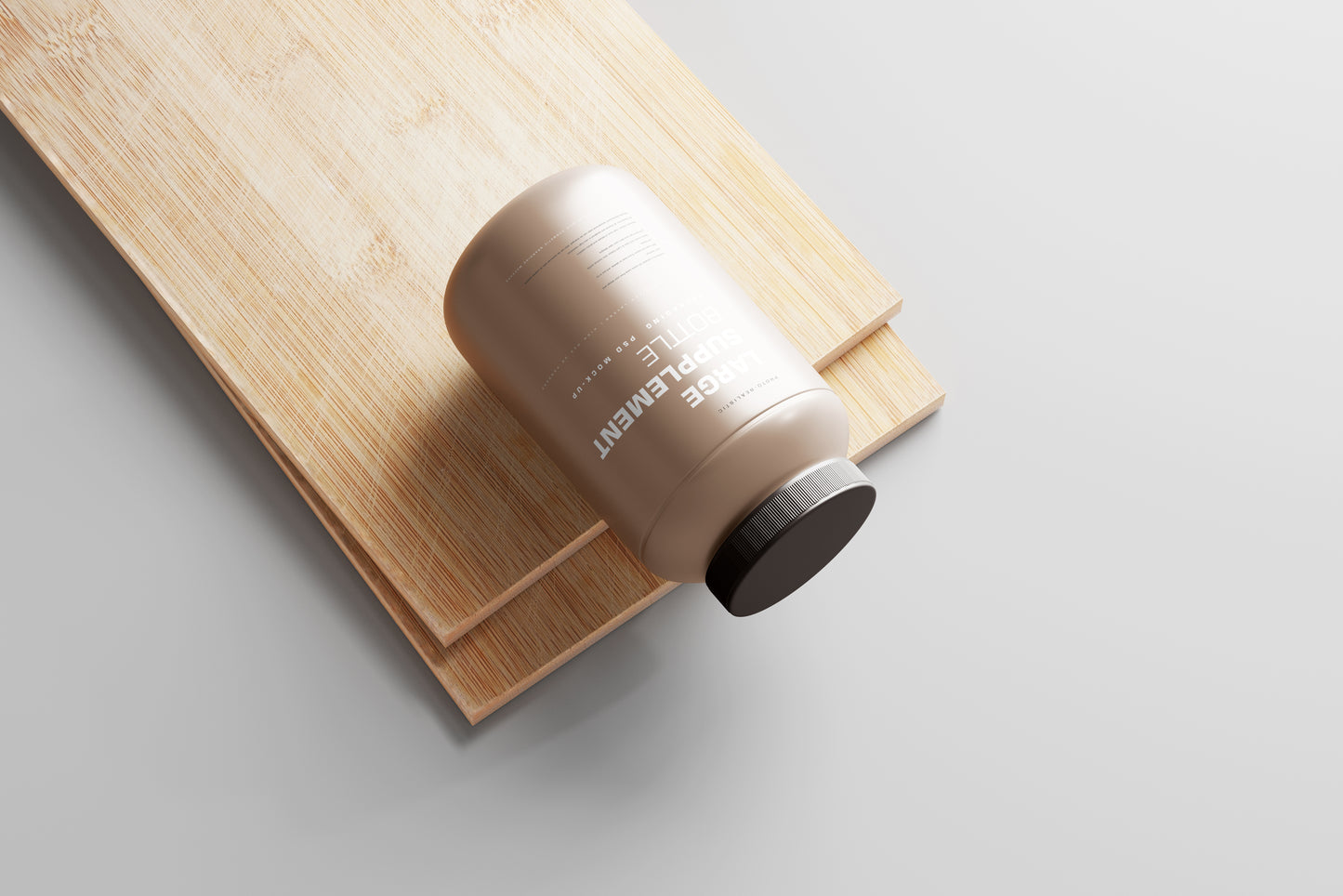 Supplement Jar Mockup