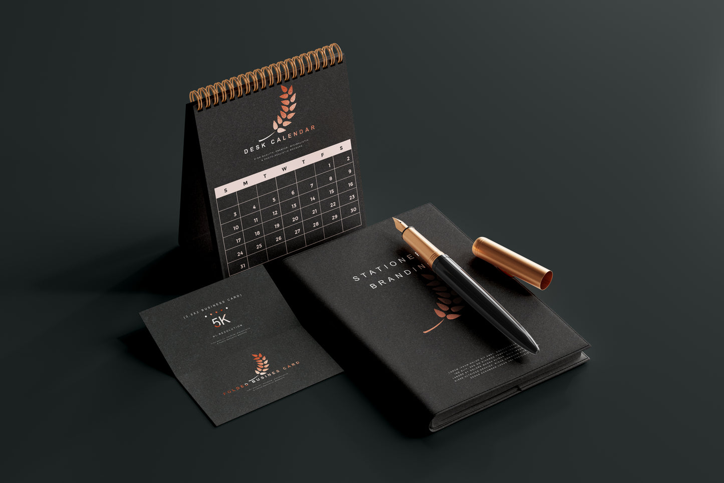 Desk Calendar Mockup
