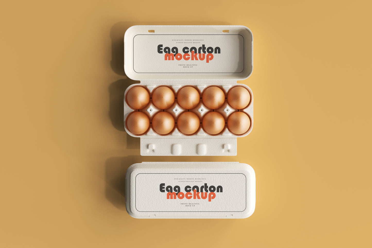Egg Carton Mockup