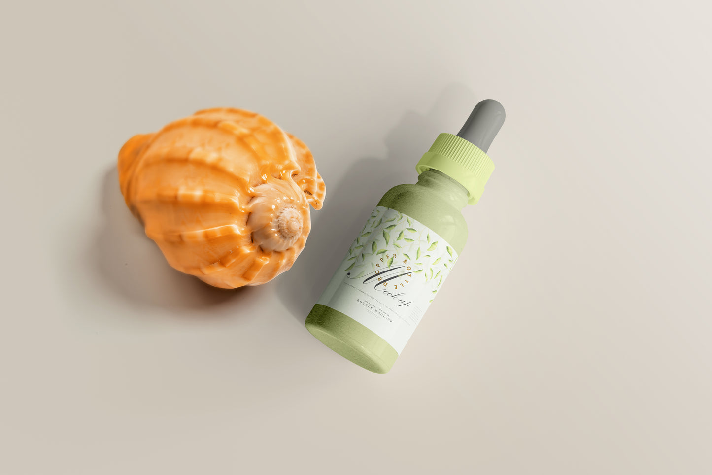 Plastic Dropper Bottle Mockup