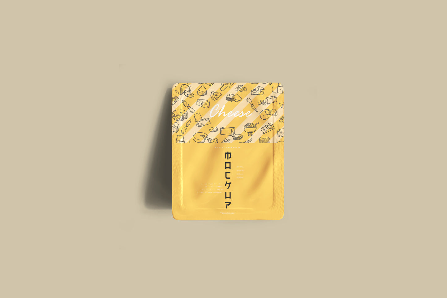 Cheese Packaging Mockup