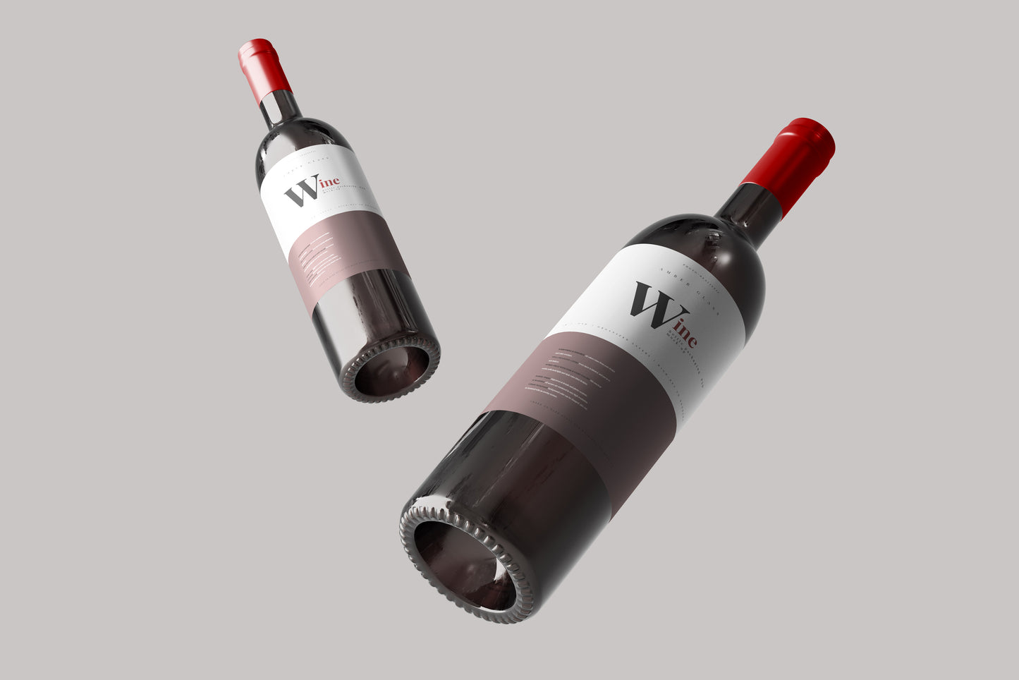 Wine Bottle Mockup