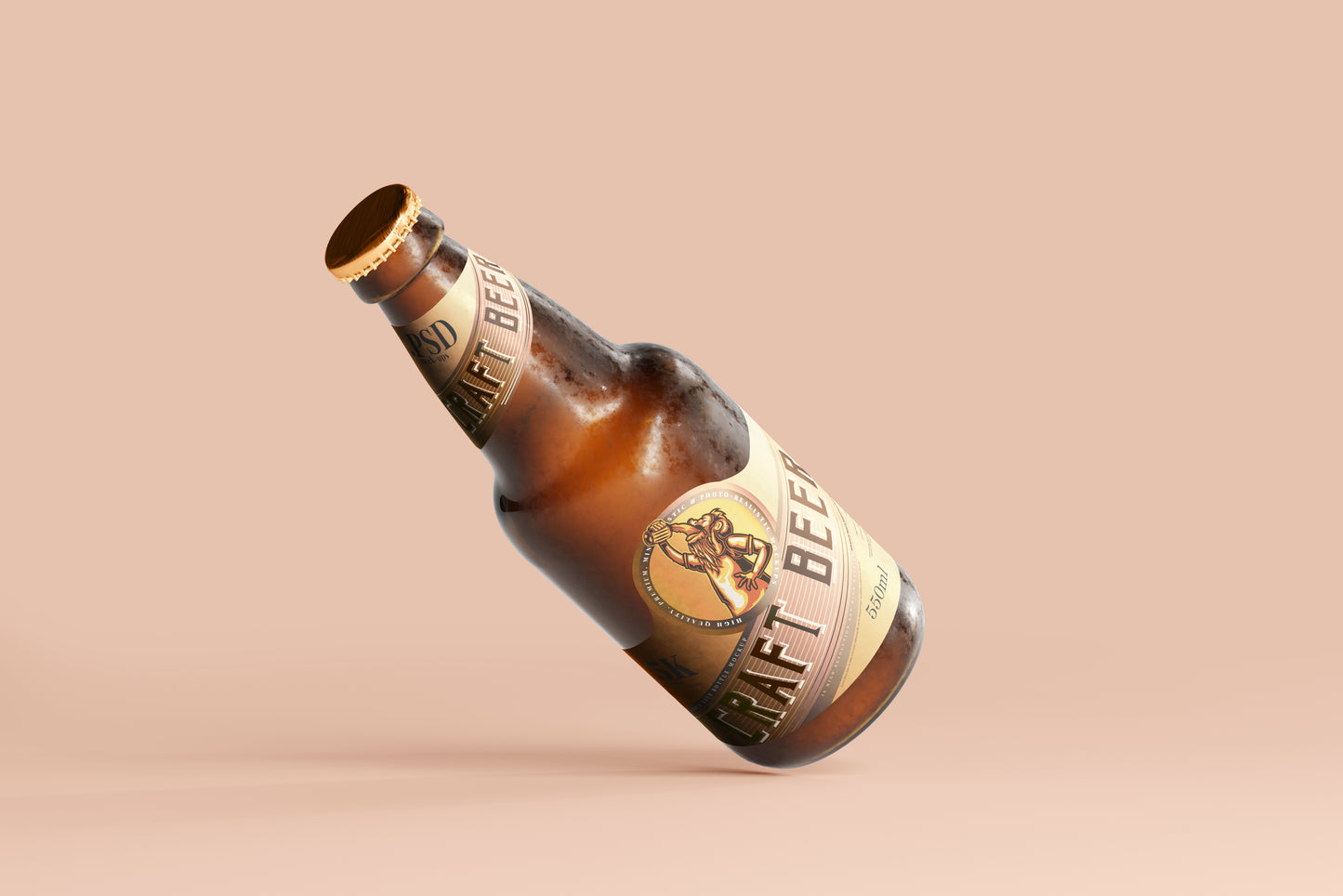 Cold Beer Bottle Mockups