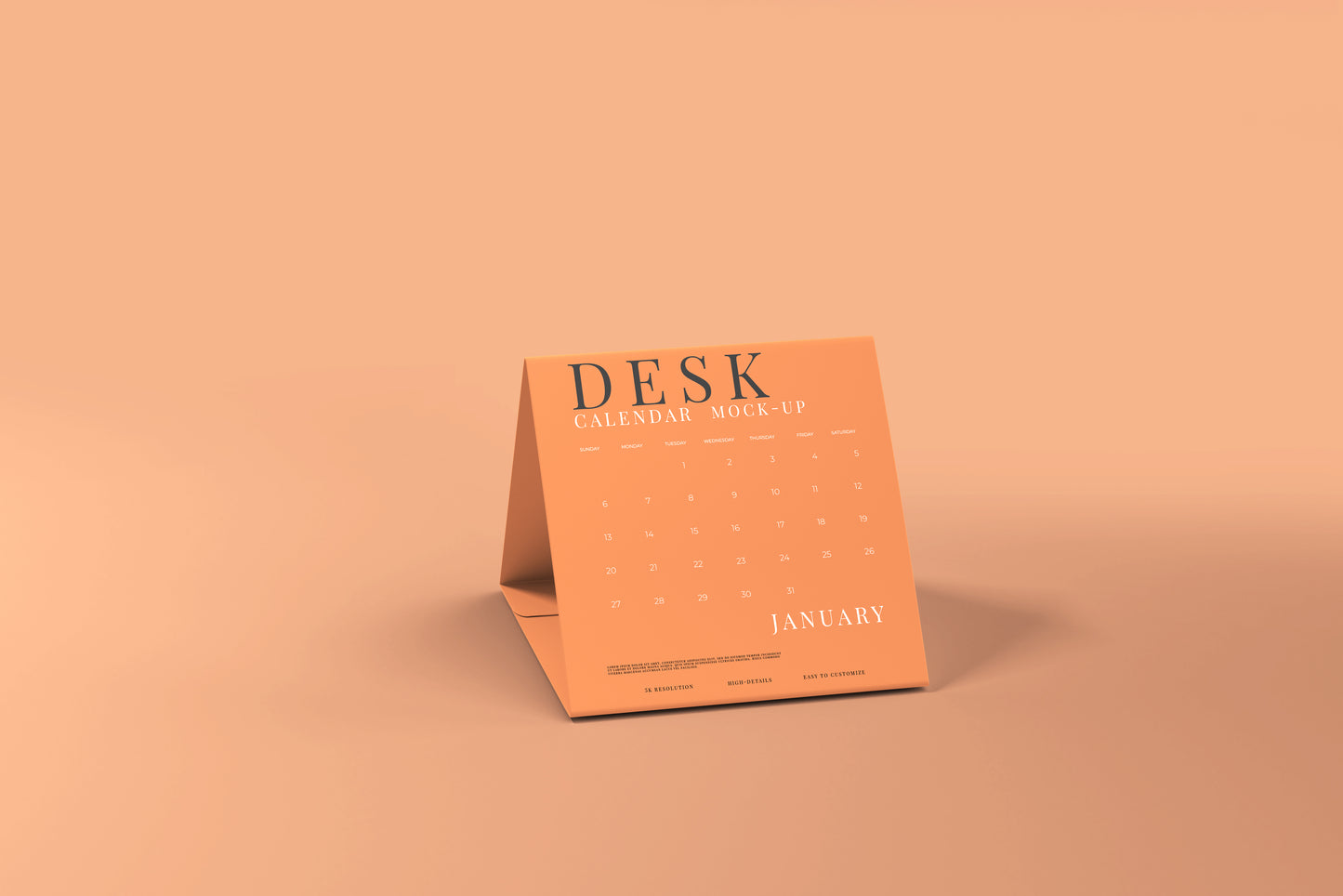 Desk Calendar Mockups