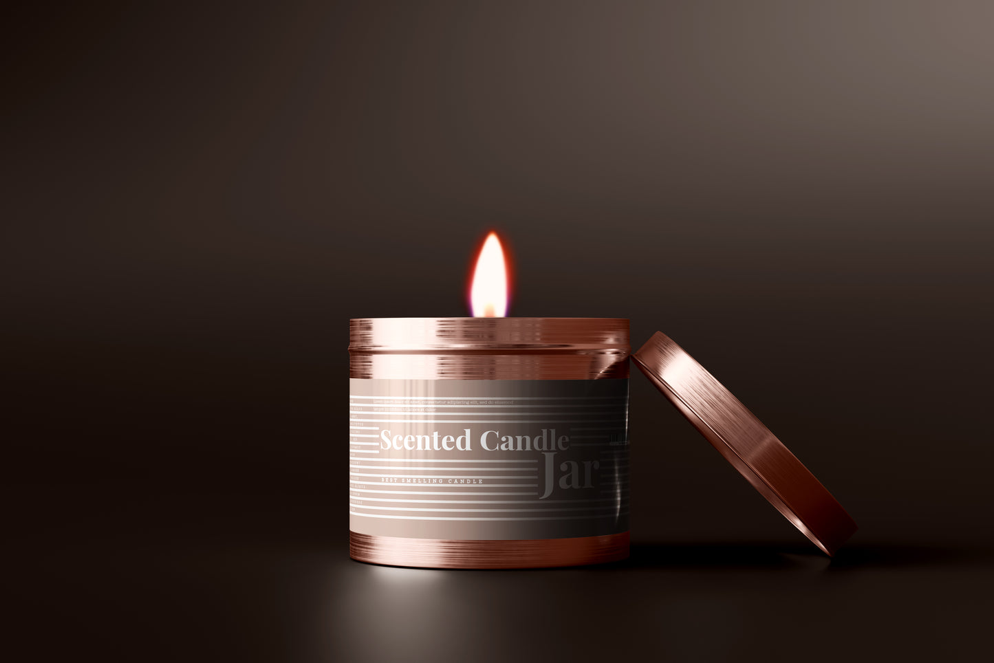 Aluminum Candle Jar Mockups