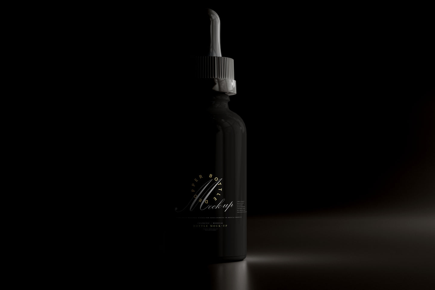 Plastic Dropper Bottle Mockup