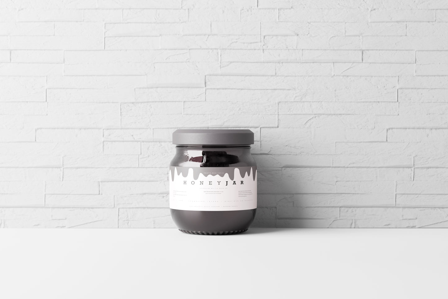 Food Jar Packaging Mockup