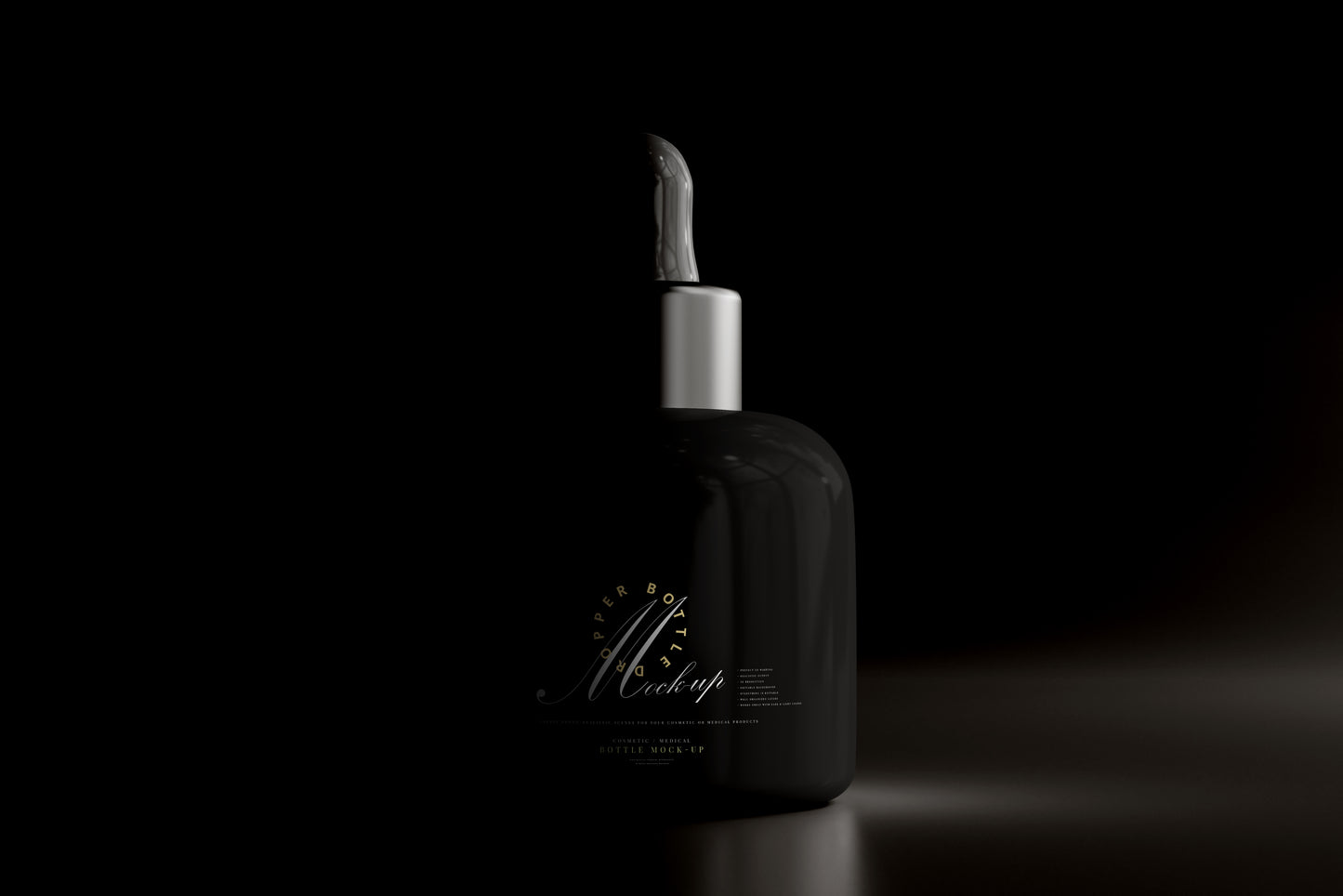 Plastic Dropper Bottle Mockup