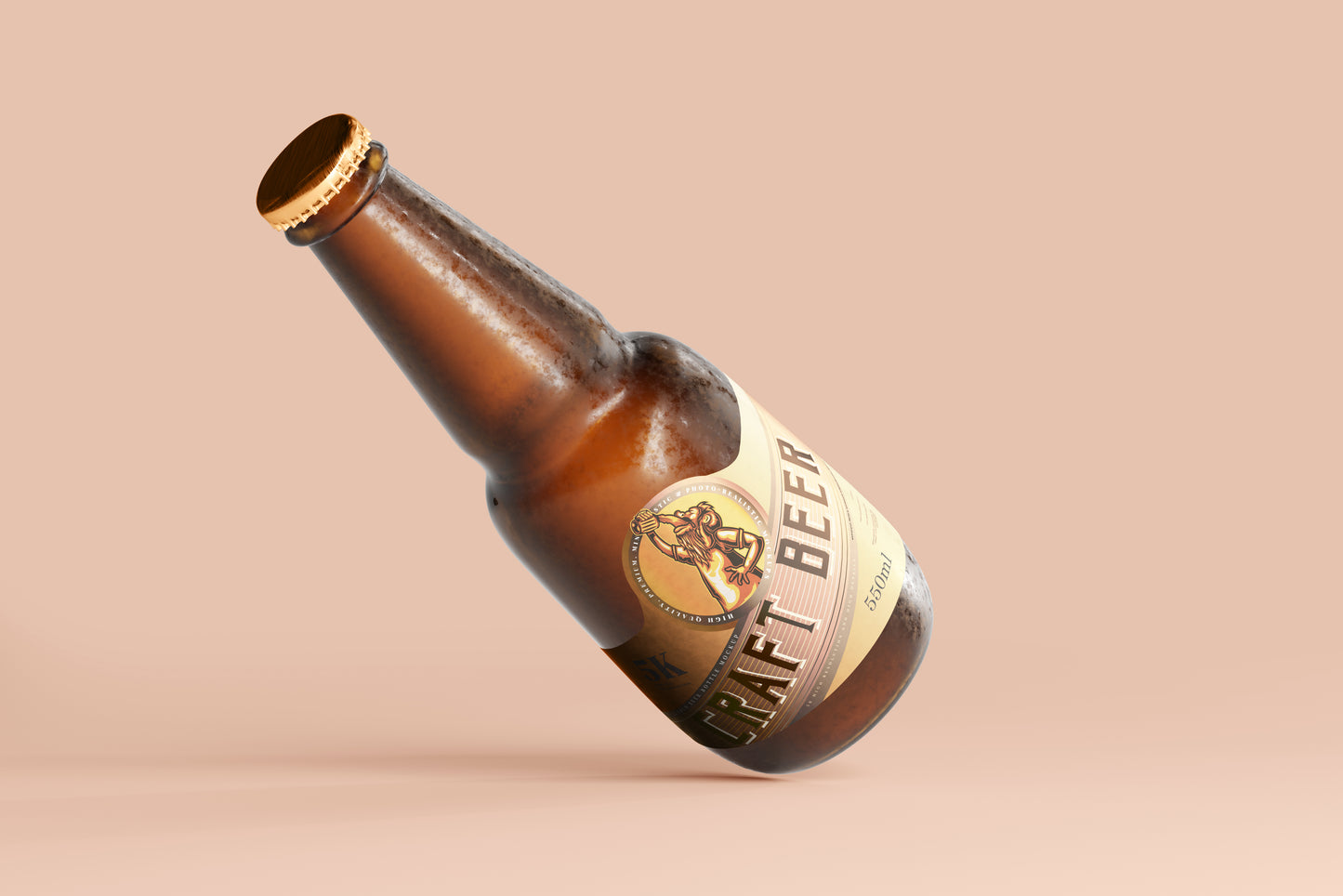 Cold Beer Bottle Mockups