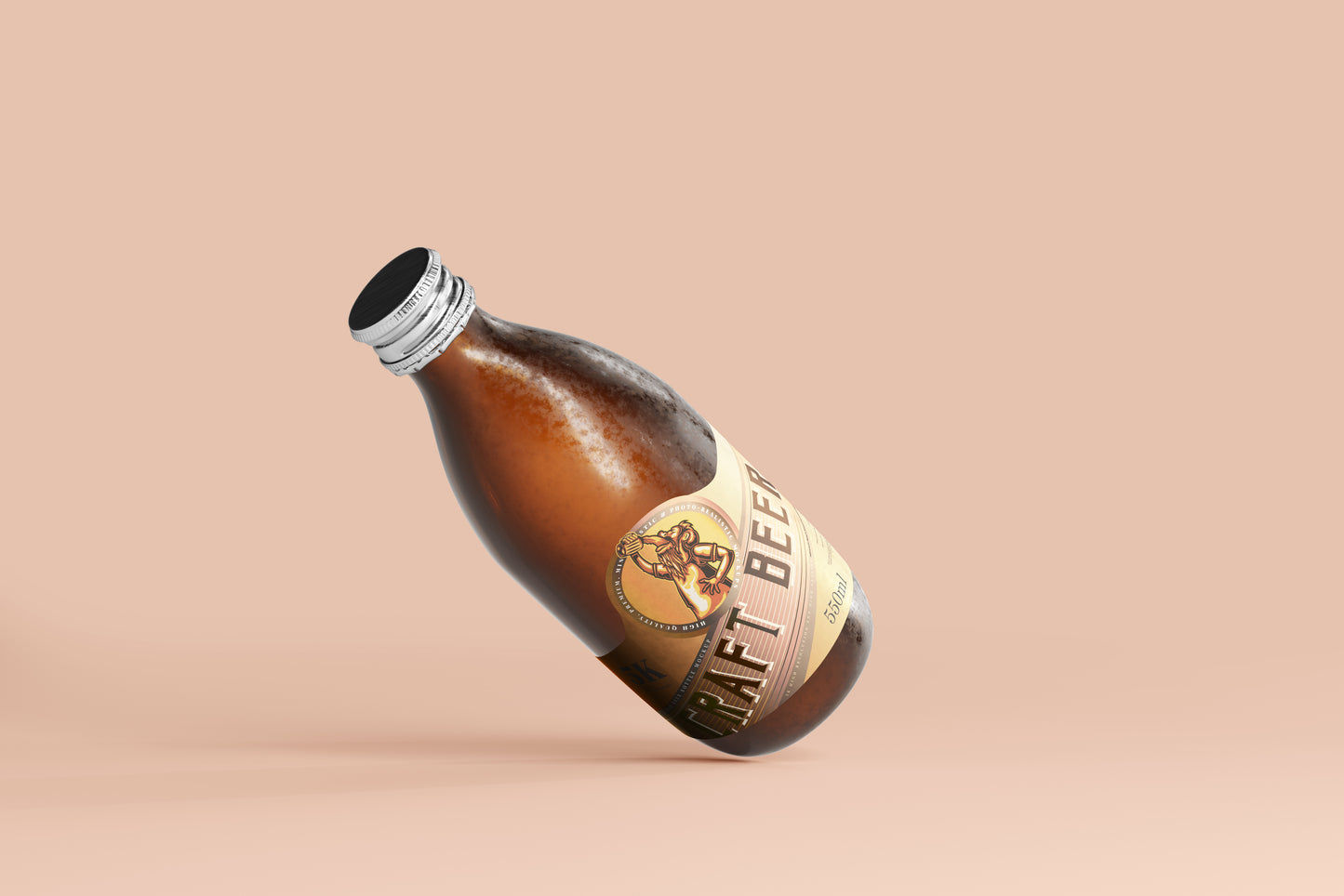 Cold Beer Bottle Mockups