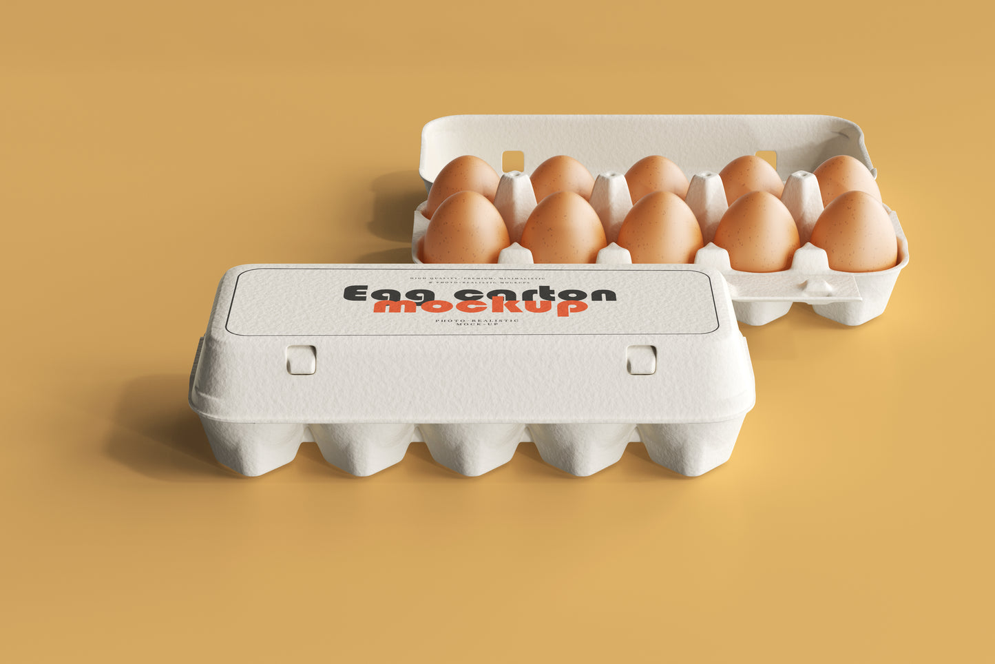 Egg Carton Mockup