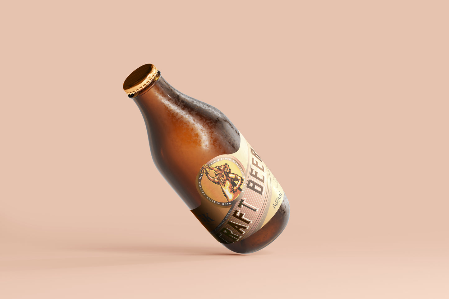 Cold Beer Bottle Mockups