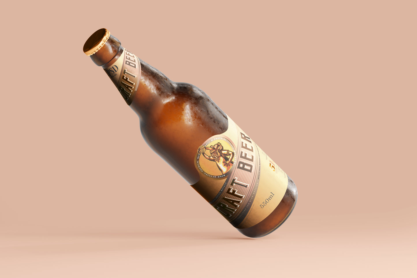 Cold Beer Bottle Mockups