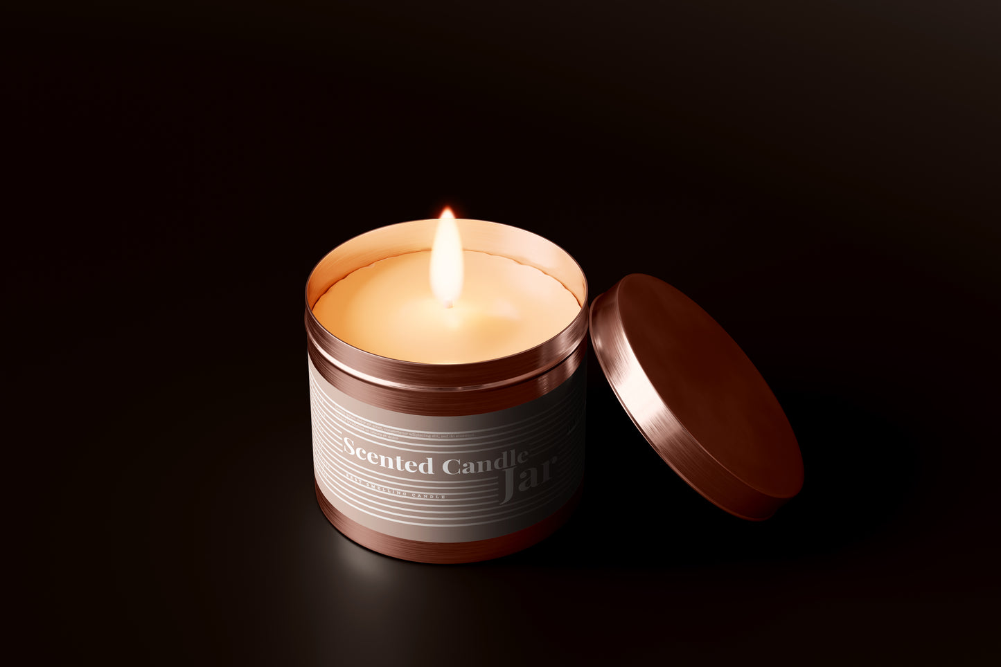 Aluminum Candle Jar Mockups