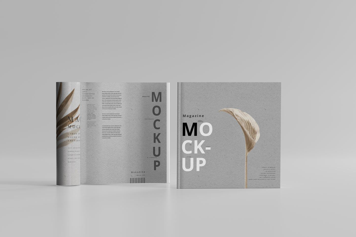 Square Magazine Mockups