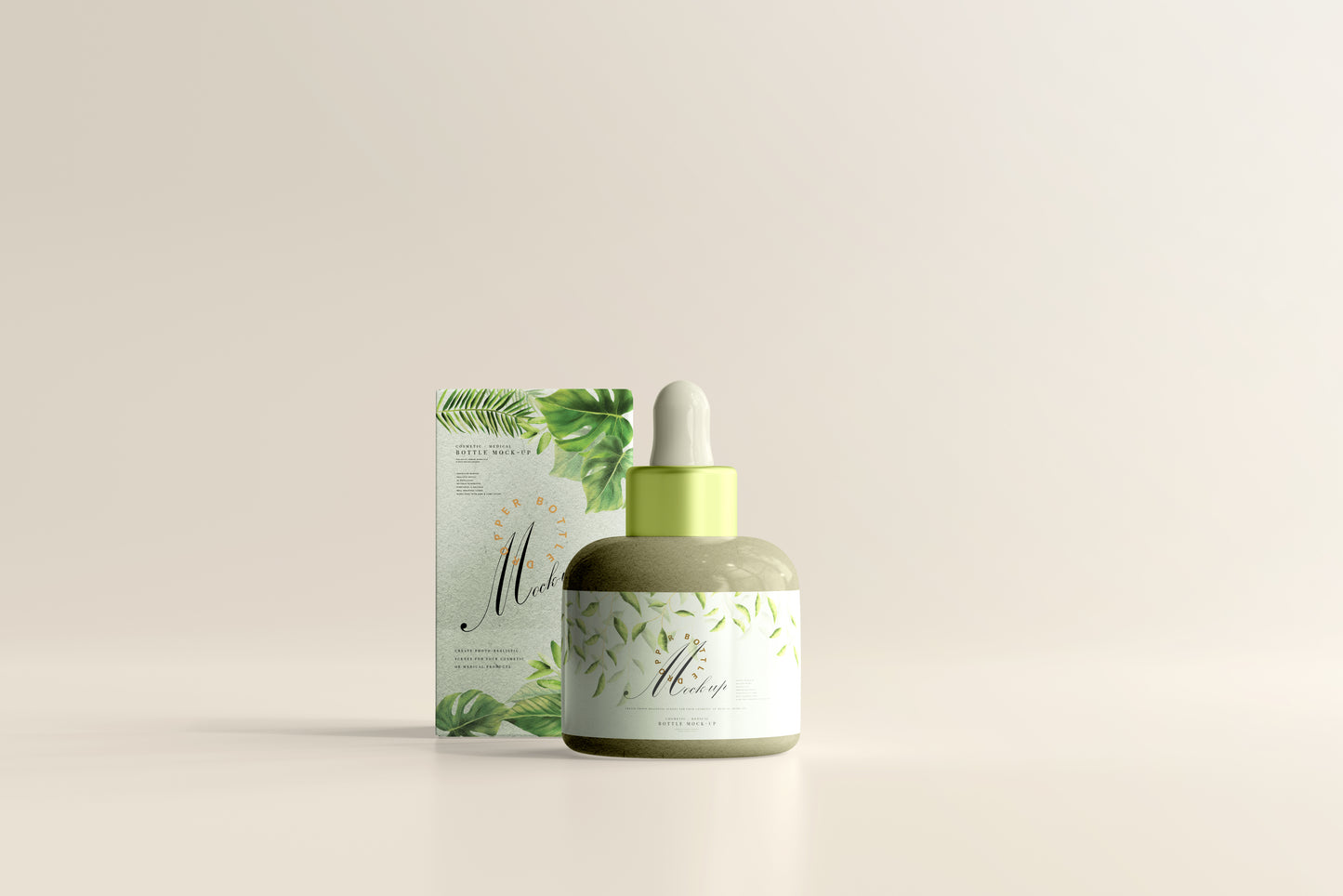 Plastic Dropper Bottle Mockup