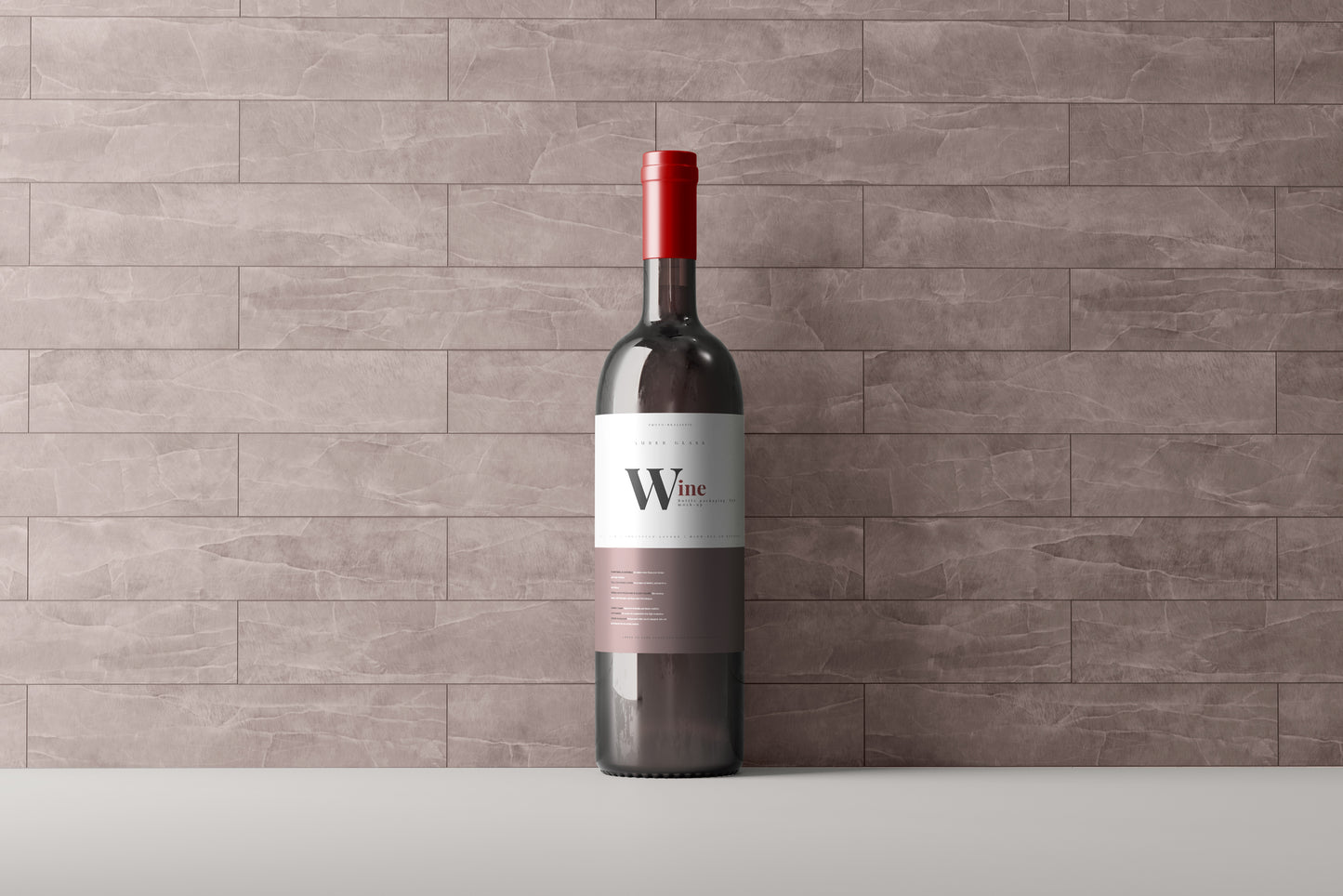 Wine Bottle Mockup