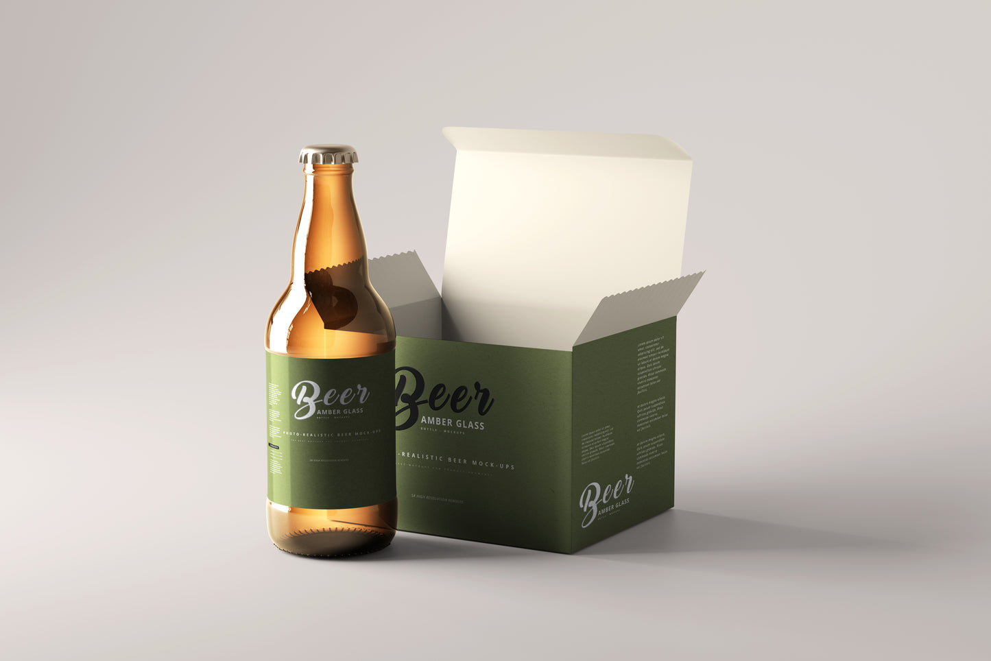 Beer Bottle Mockups