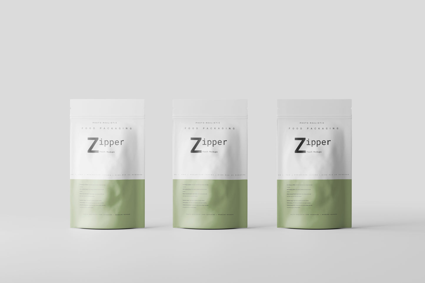 Zipper Pouch Mockups