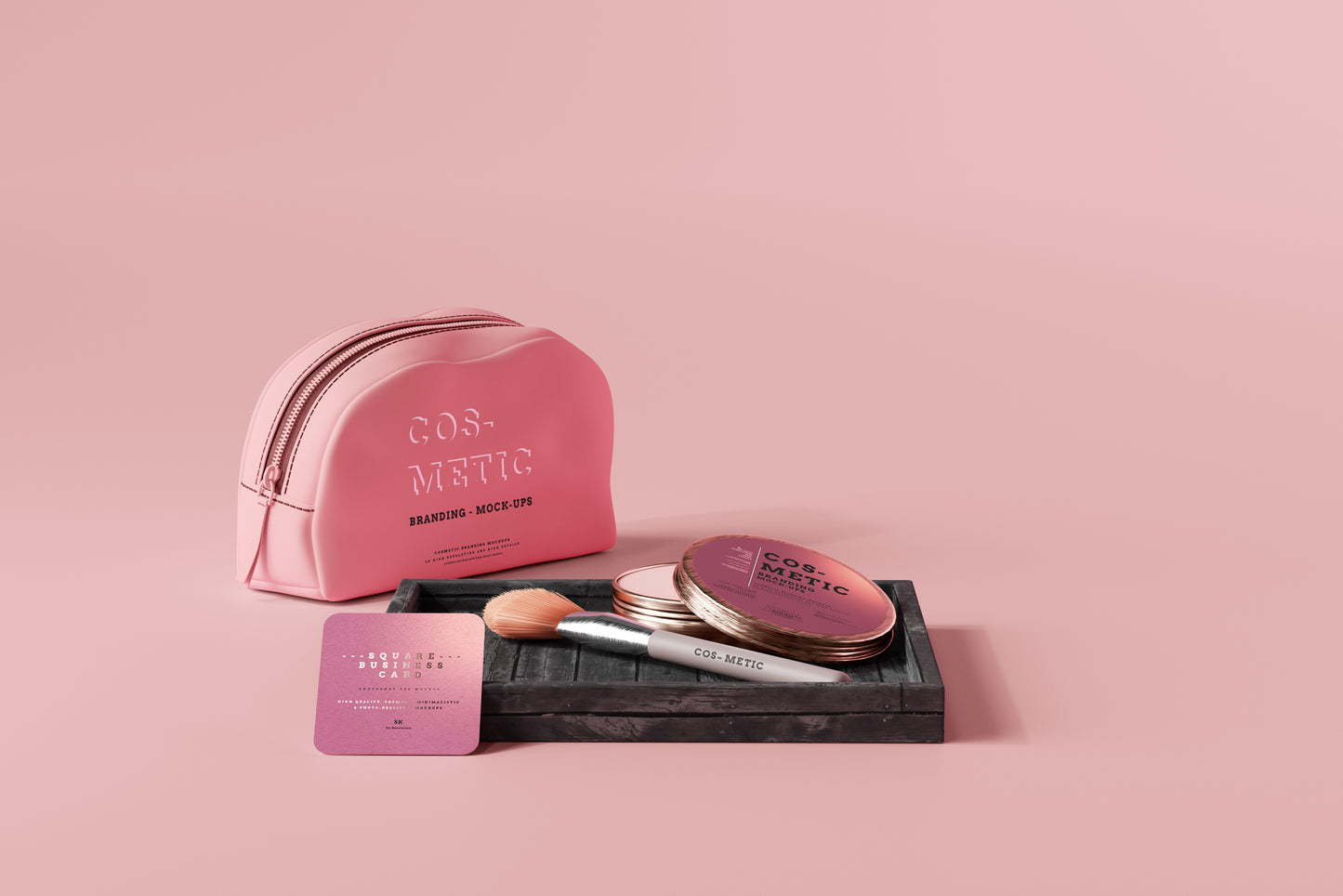 101 Cosmetic Branding Mockup Scenes