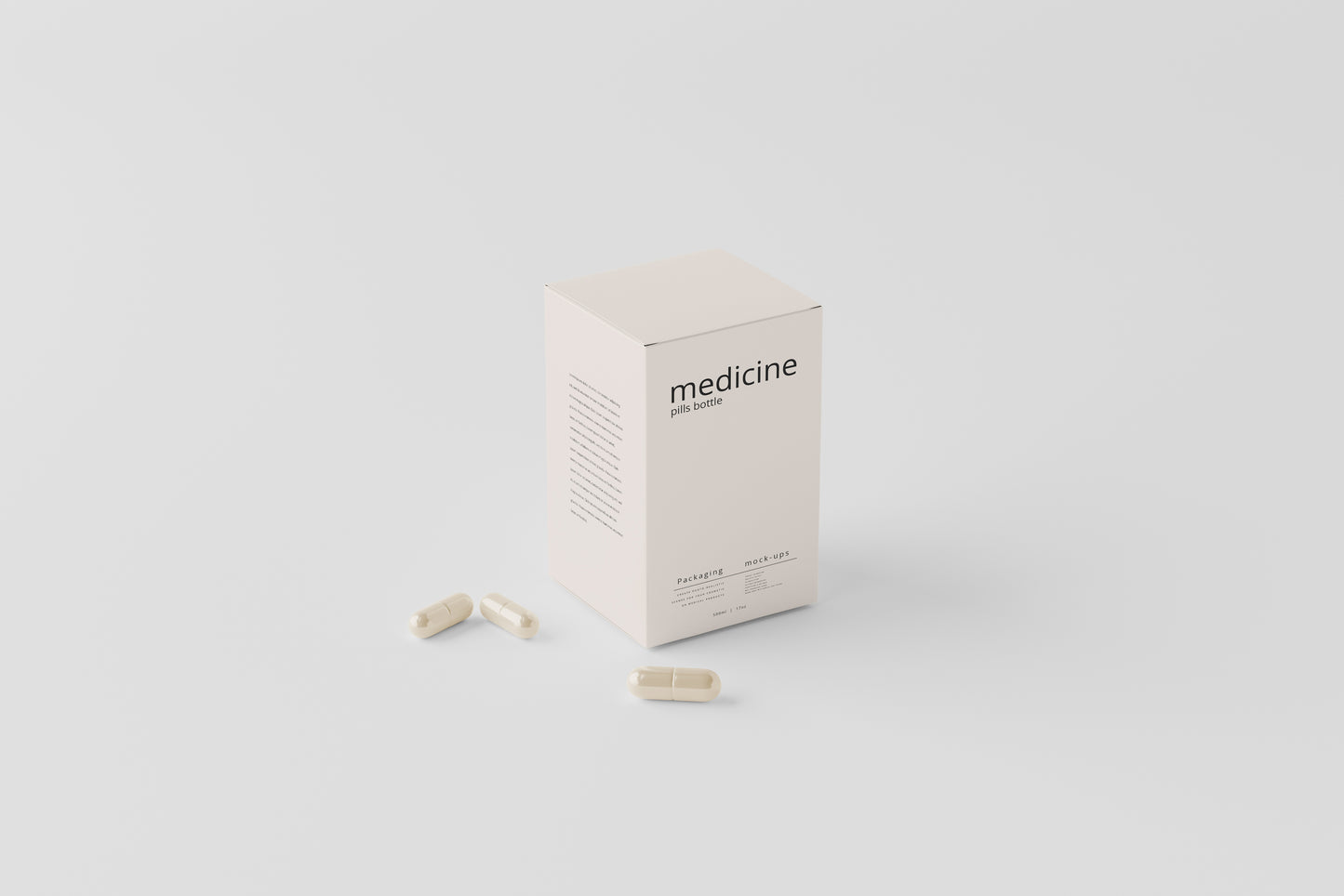Capsules Bottle Mockups
