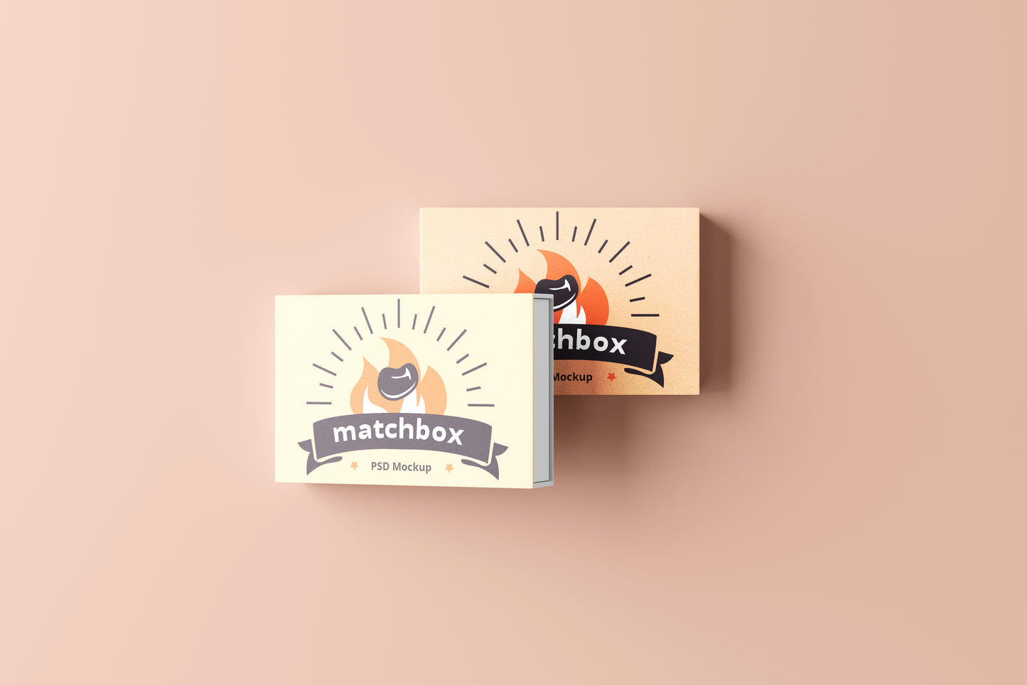 Paper Matchbox & Matchbook Mockups