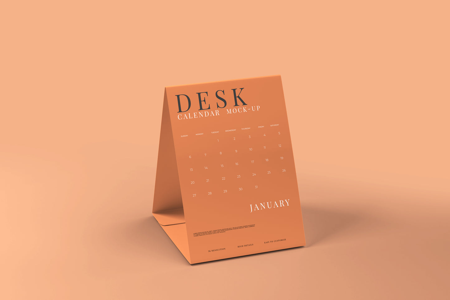 Desk Calendar Mockups