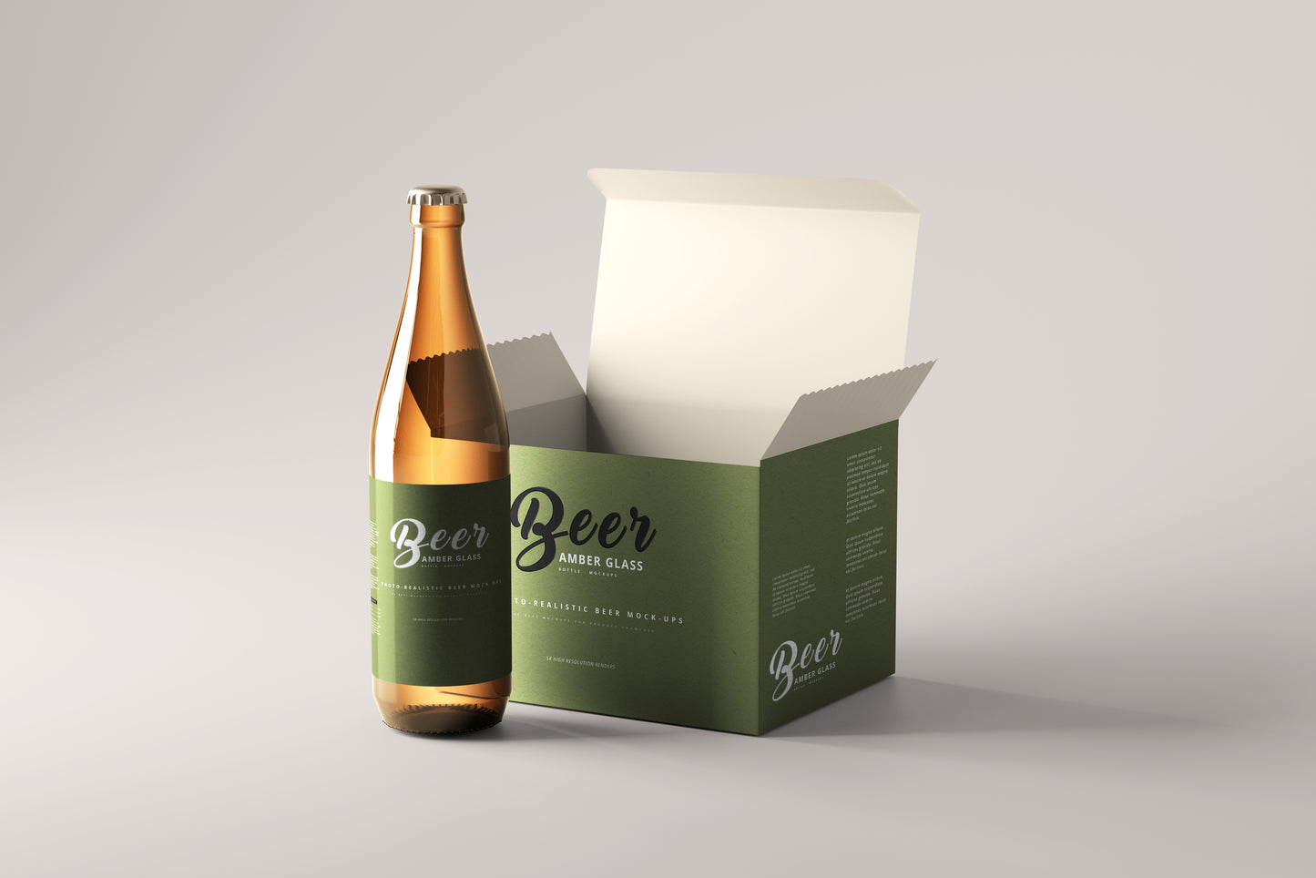 Beer Bottle Mockups