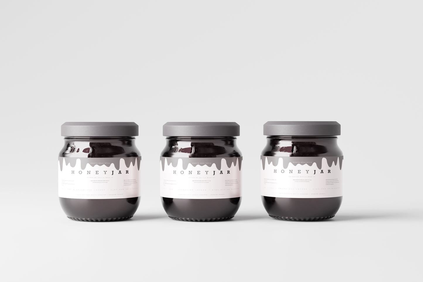 Food Jar Packaging Mockup