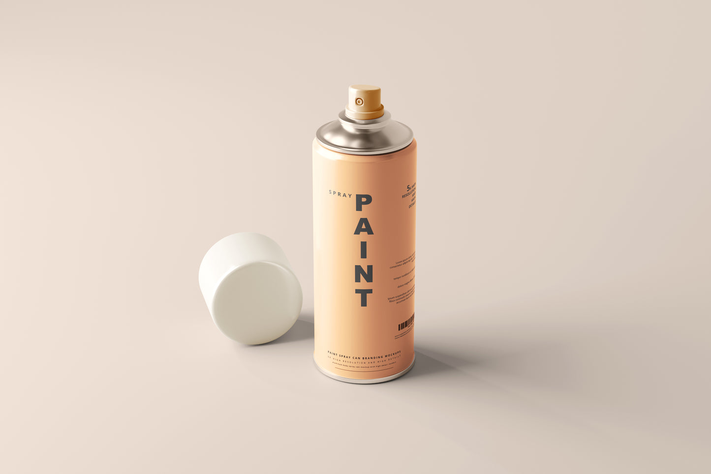 Spray Paint Can Mockups
