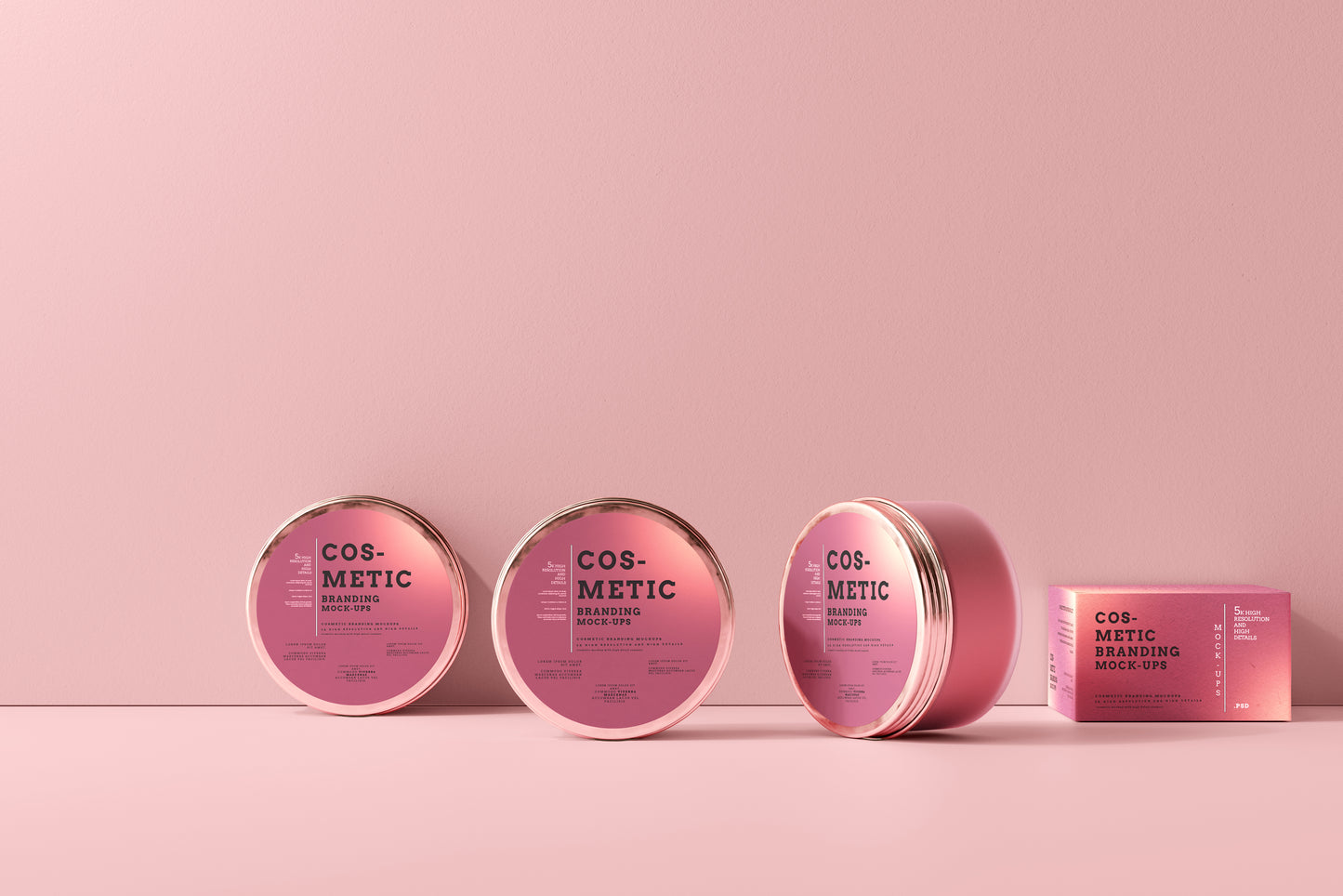 101 Cosmetic Branding Mockup Scenes