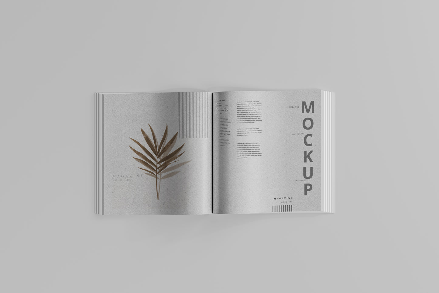 Square Magazine Mockups