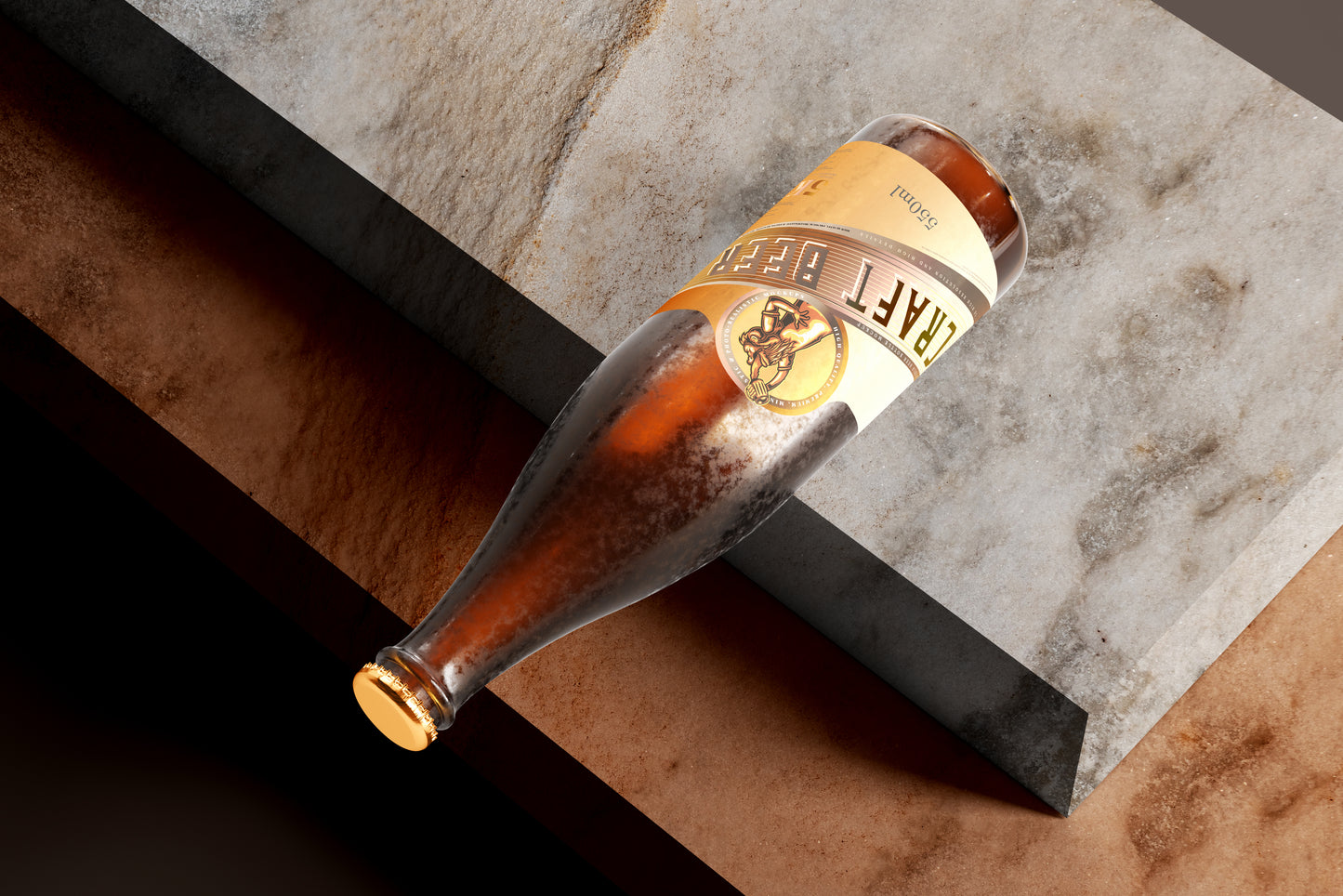 Cold Beer Bottle Mockups