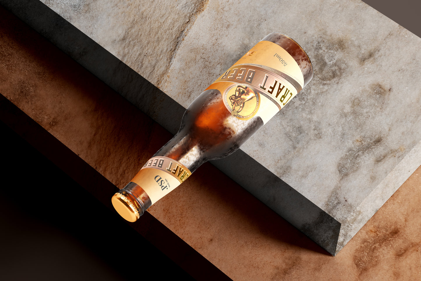 Cold Beer Bottle Mockups