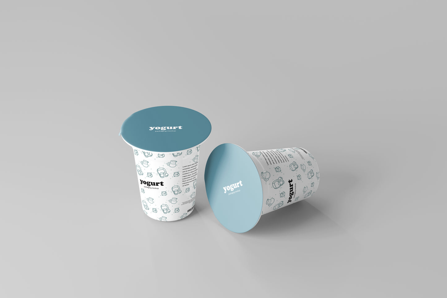 Yogurt or Ice Cream Cup Mockup