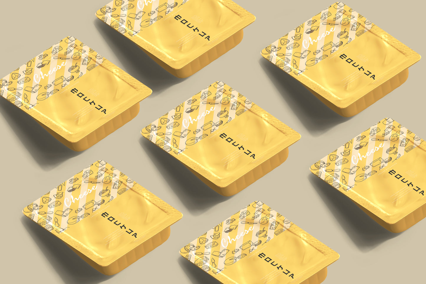 Cheese Packaging Mockup