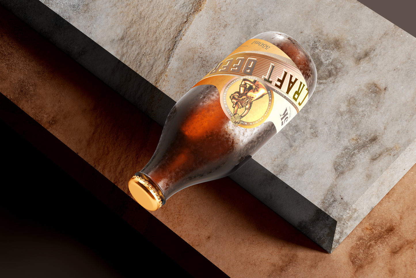 Cold Beer Bottle Mockups