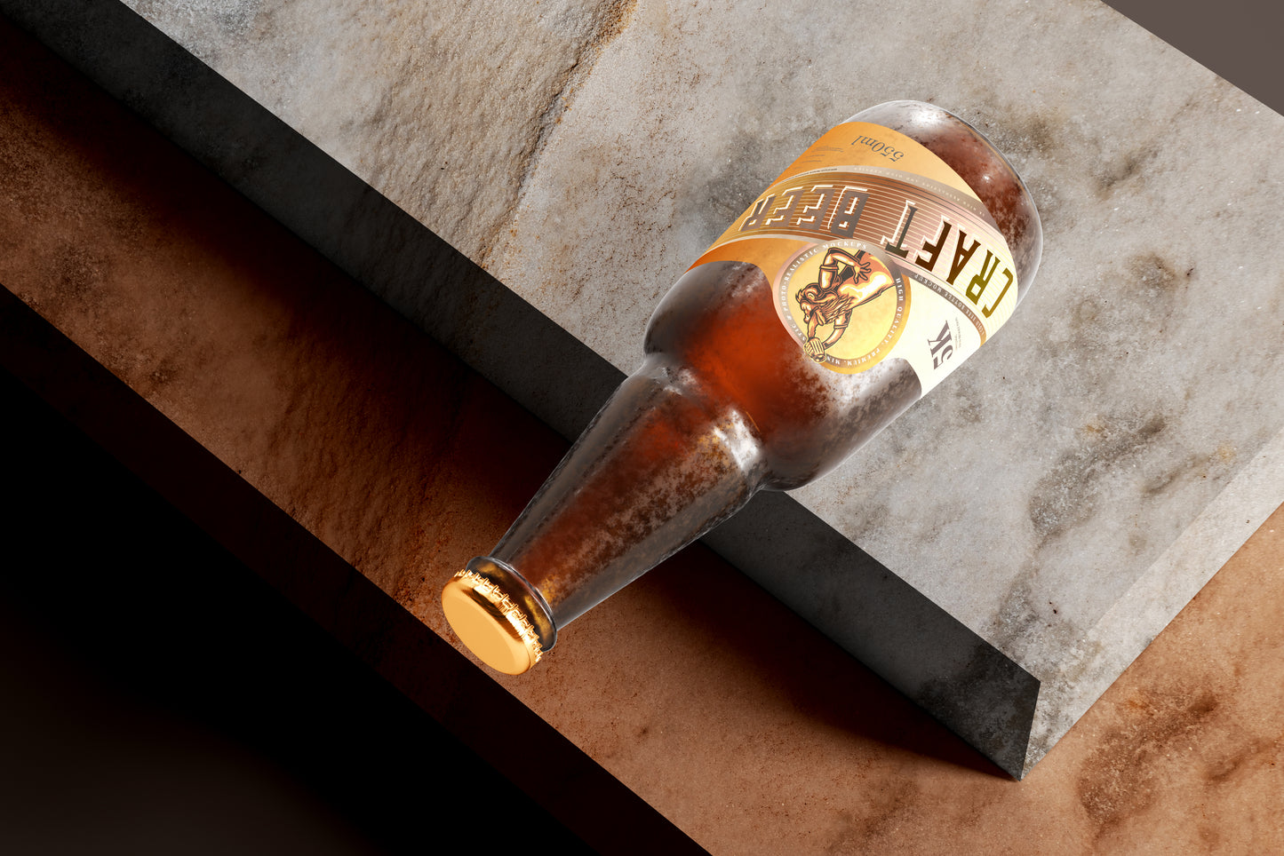 Cold Beer Bottle Mockups