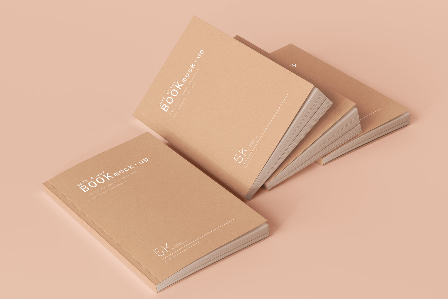 Soft Cover Book Mockups