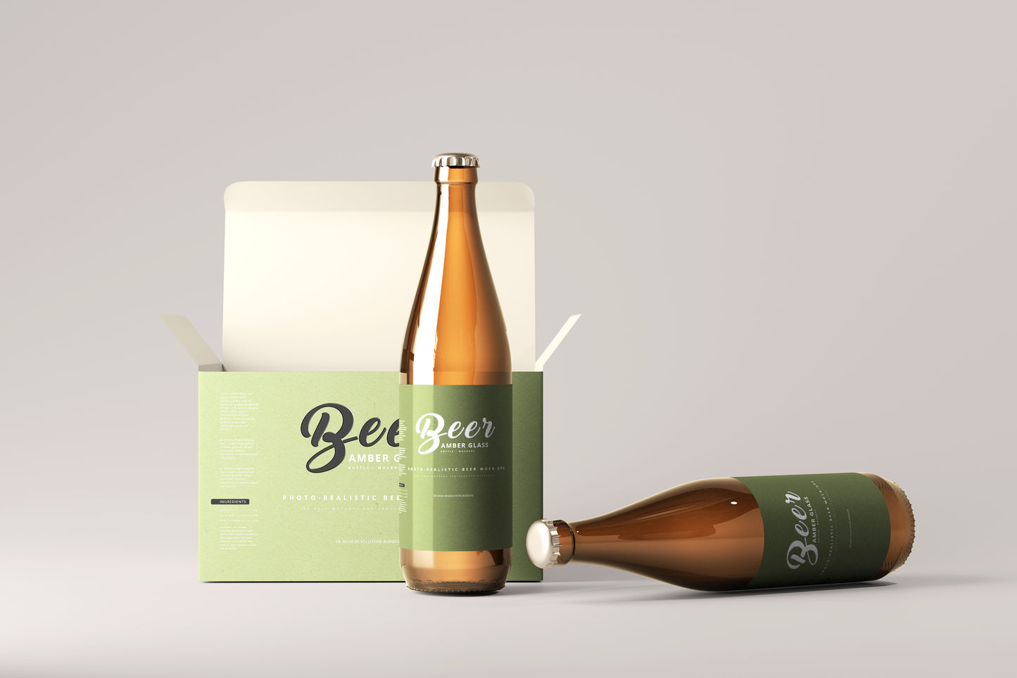 Beer Bottle Mockups