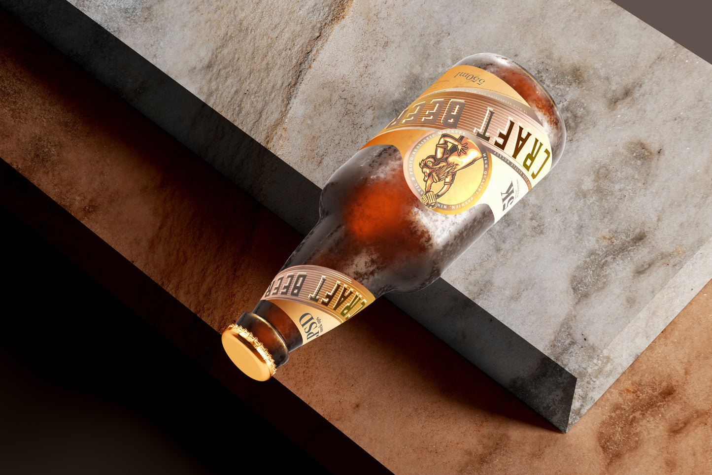 Cold Beer Bottle Mockups