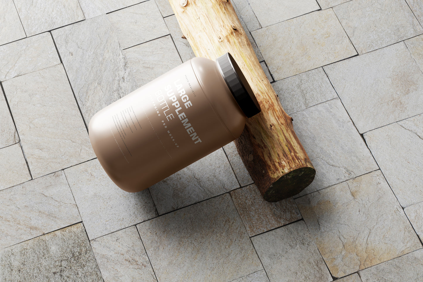 Supplement Jar Mockup