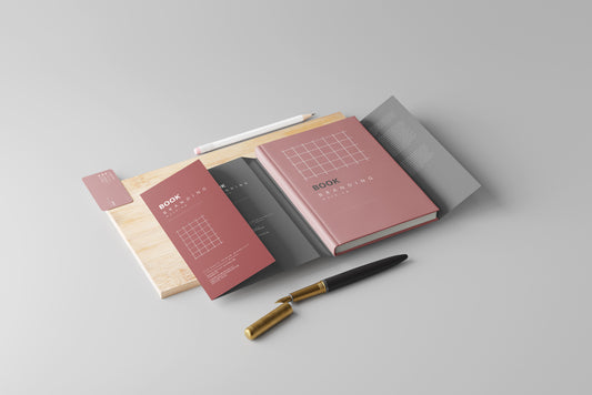 Book with Dust Jacket Mockups