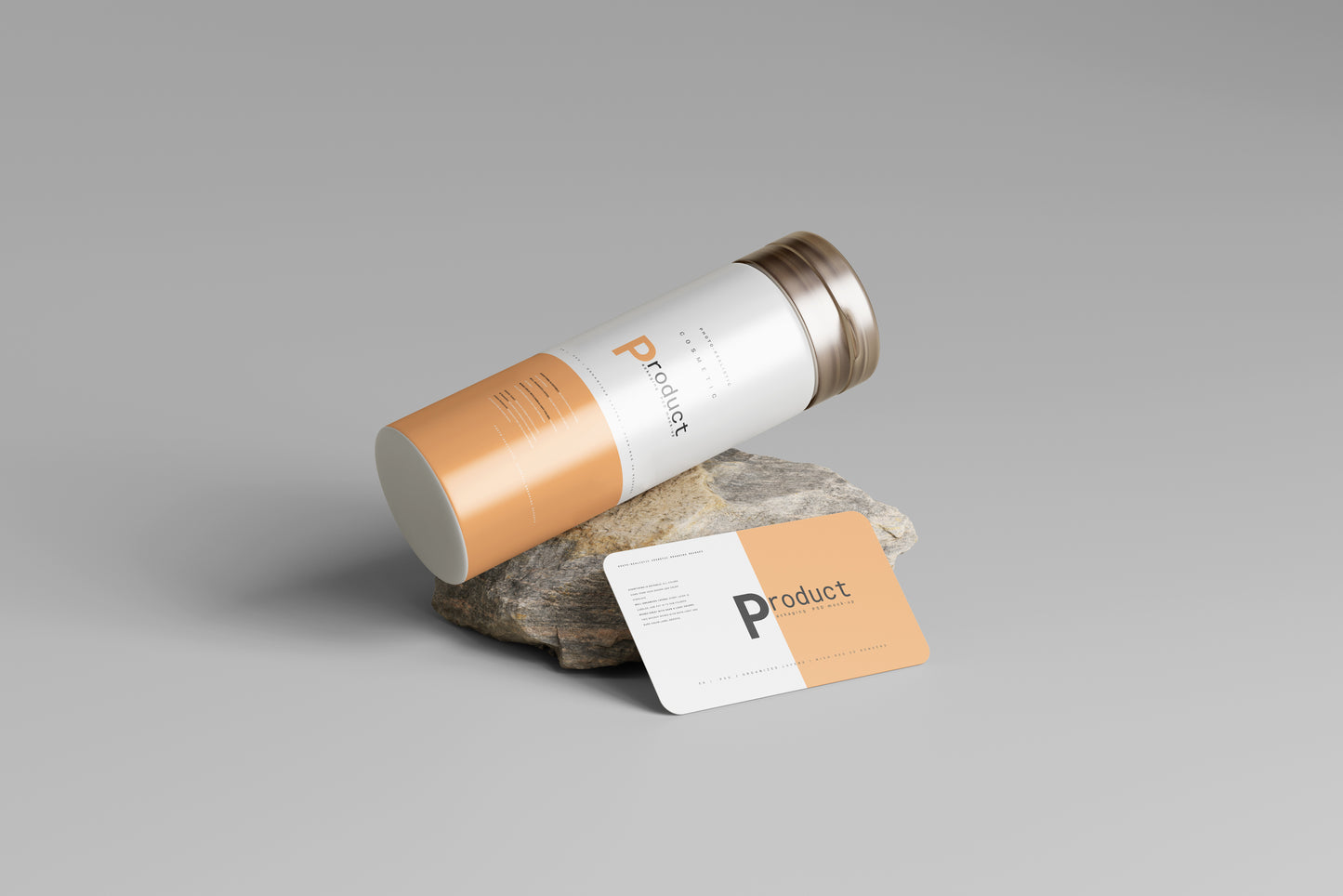 Round Soft Tube Mockup