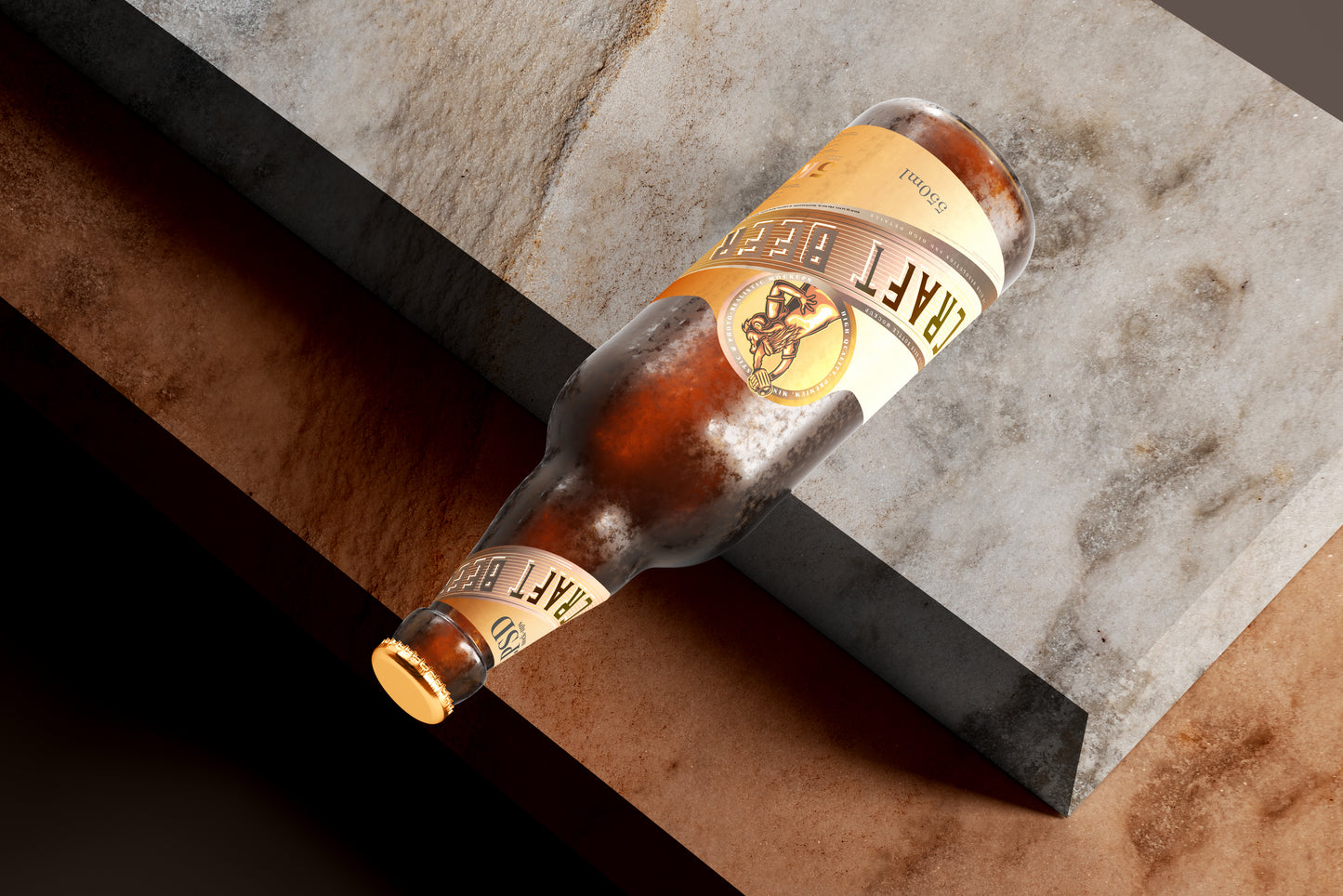 Cold Beer Bottle Mockups