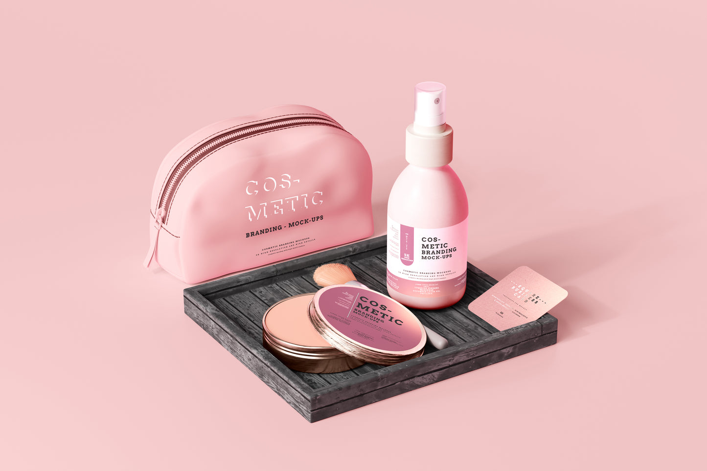 101 Cosmetic Branding Mockup Scenes