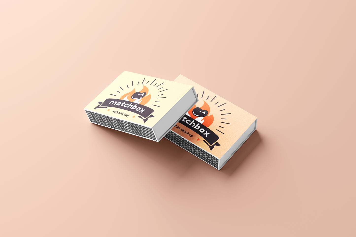 Paper Matchbox & Matchbook Mockups