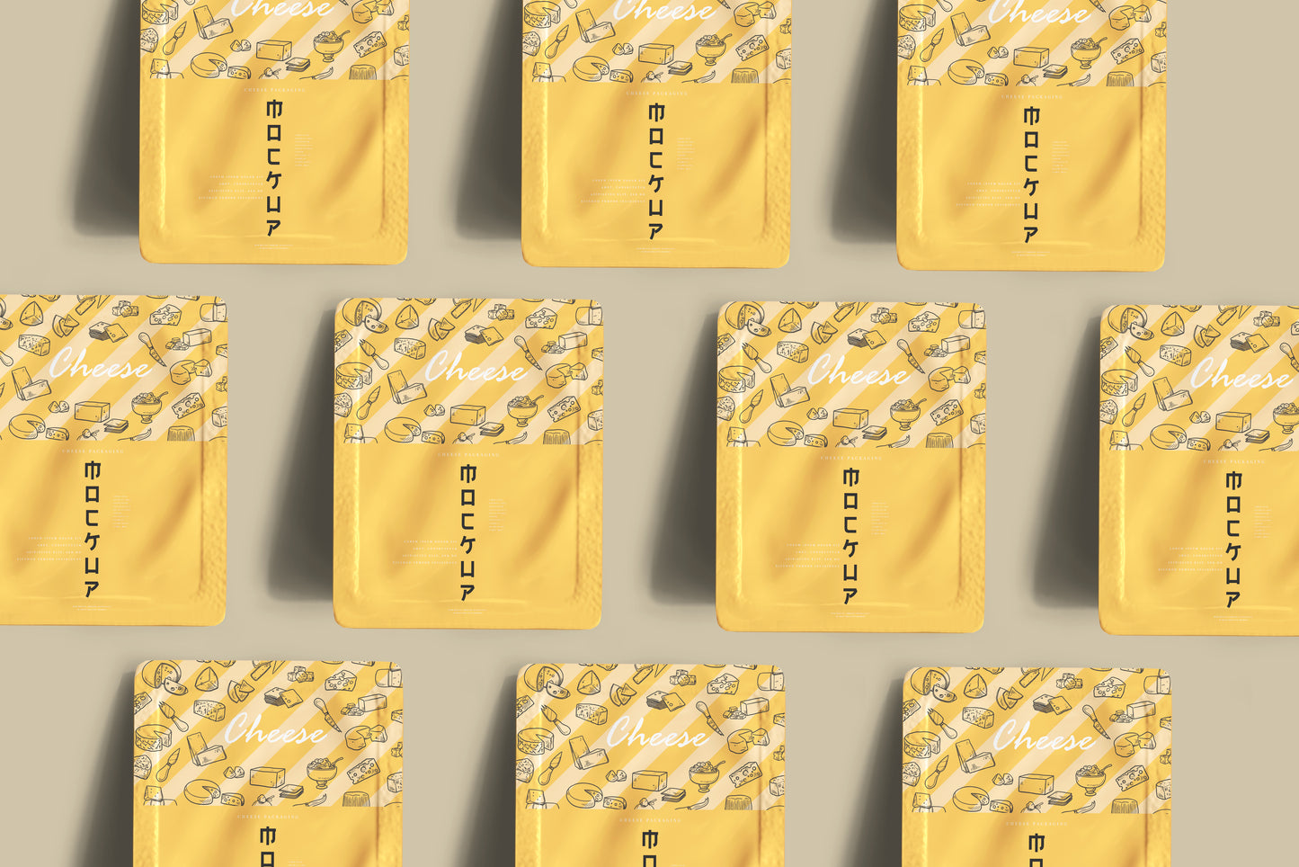 Cheese Packaging Mockup