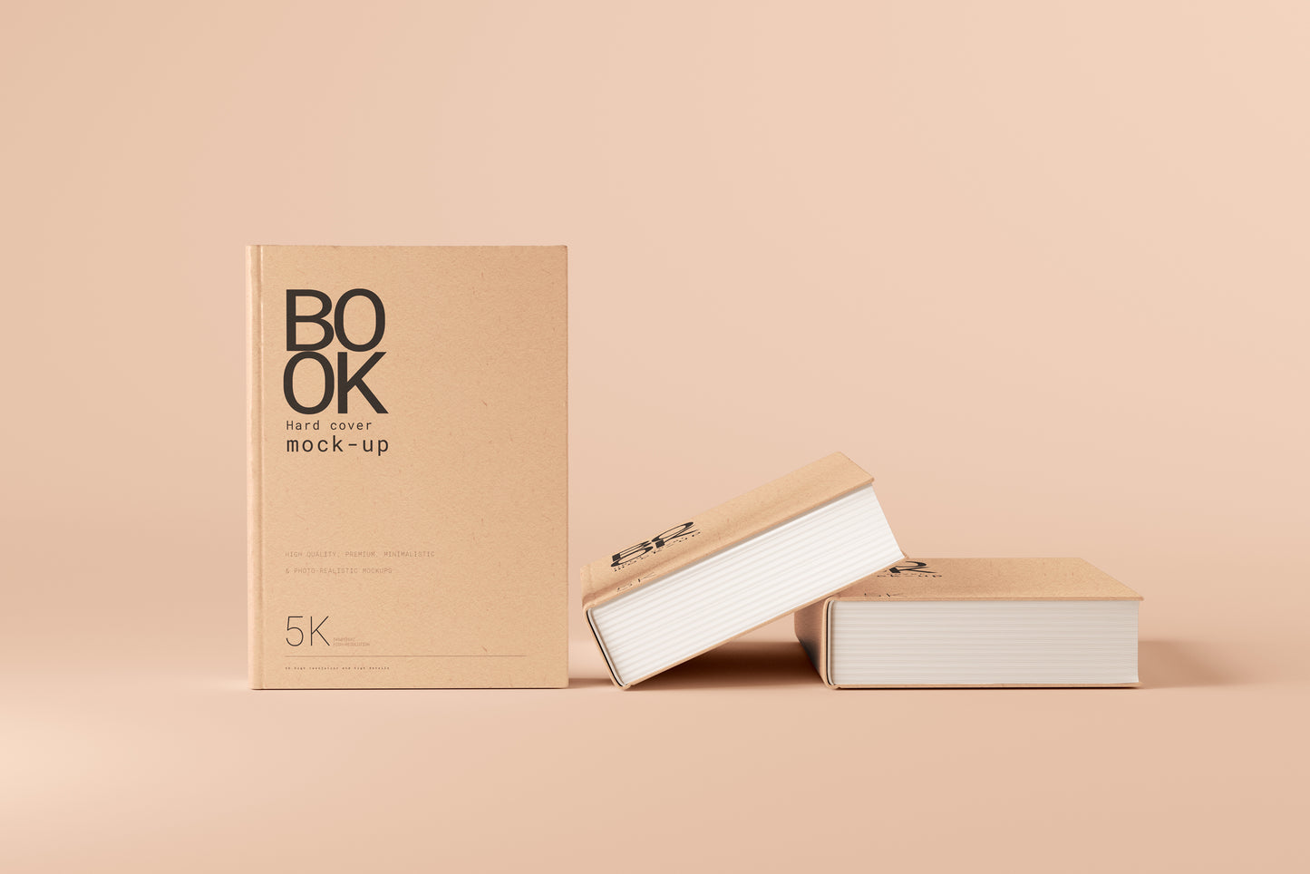 Hard Cover Book Mockups