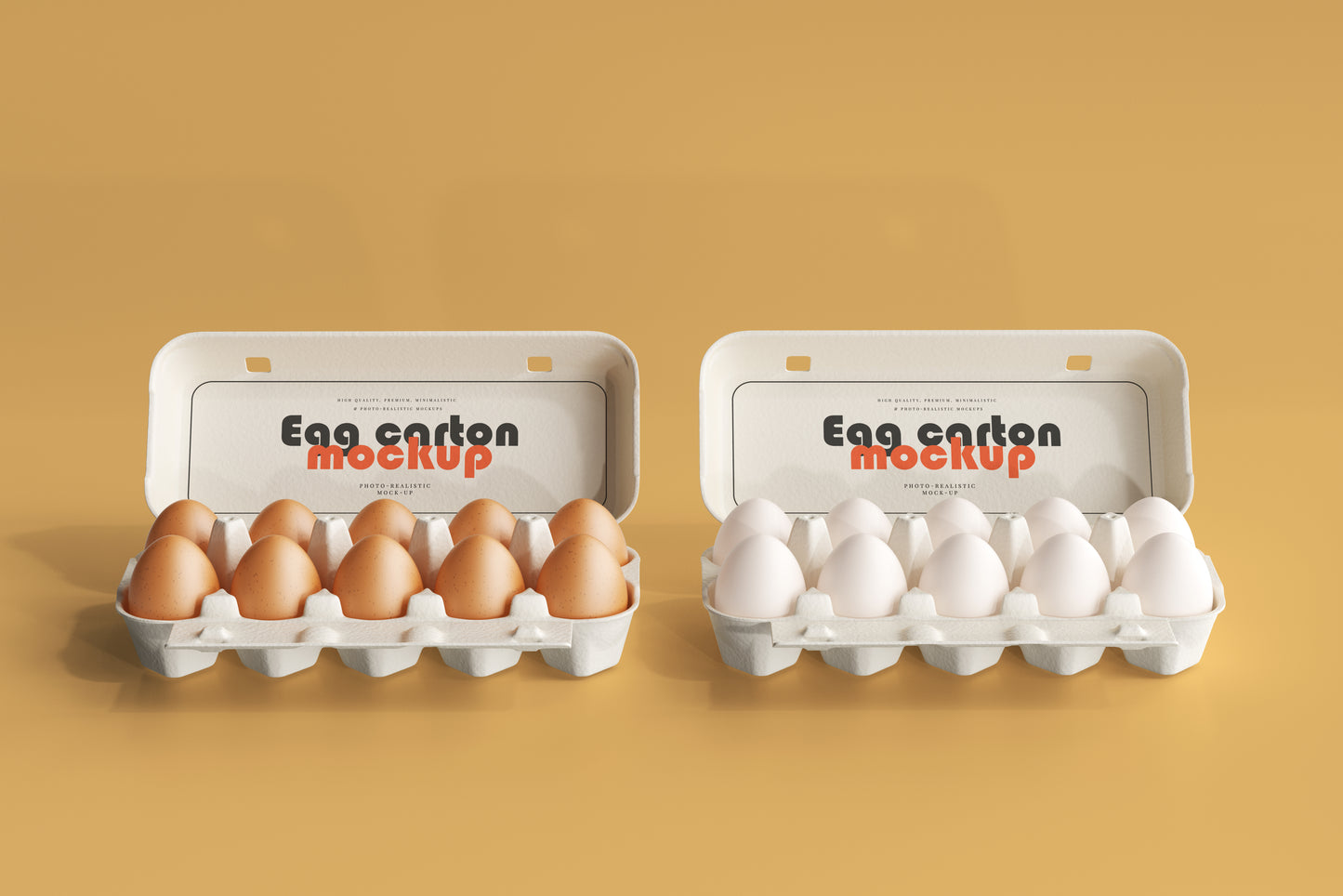 Egg Carton Mockup